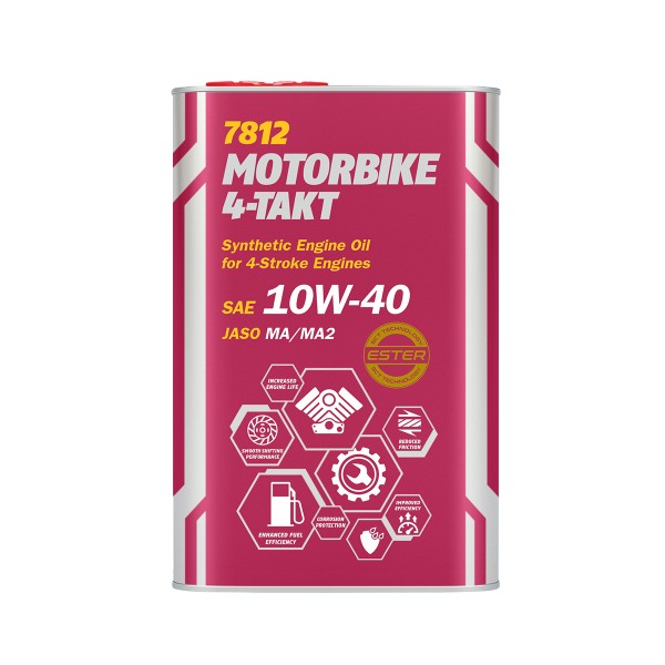 MANNOL MN7812 4-Takt Motorbike 10W-40 (metal)
