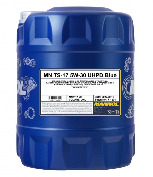 MANNOL MN TS-17 5W-30 UHPD Blue